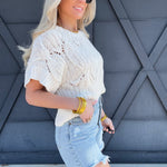 Vintage Distressed Shorts In Light Denim - Infinity Raine