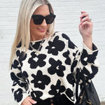 Daisy Sweater Top In Black - Infinity Raine