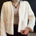 So So Soft Faux Fur Jacket In Ivory - Infinity Raine