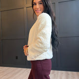 So So Soft Faux Fur Jacket In Ivory - Infinity Raine