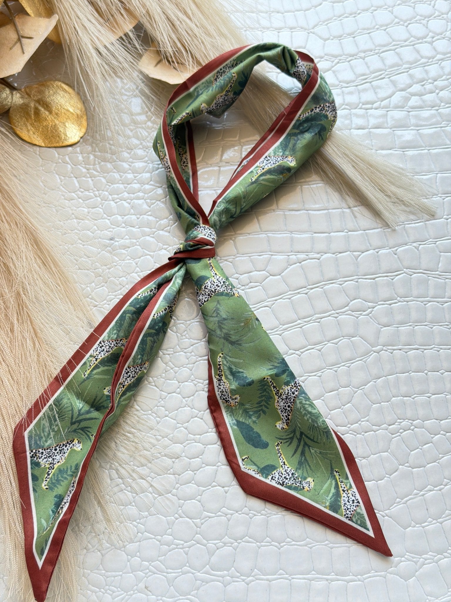 Soft Silky Skinny Twilly Scarf Necklace Wrap - Infinity Raine