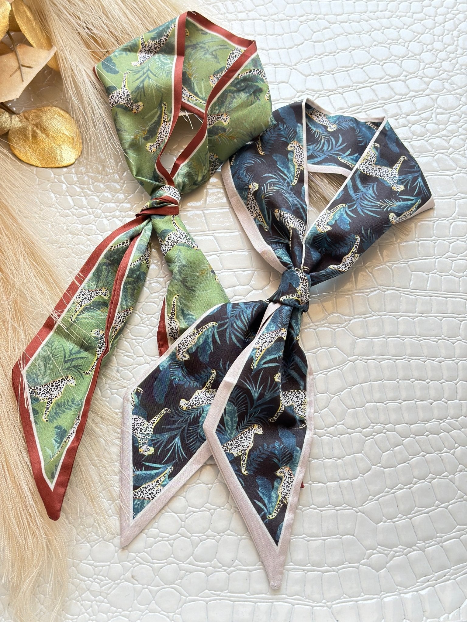 Soft Silky Skinny Twilly Scarf Necklace Wrap - Infinity Raine