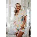 Spring Flowers Loungewear Short Set - Infinity Raine