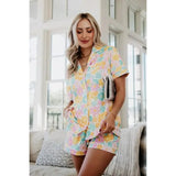 Spring Flowers Loungewear Short Set - Infinity Raine