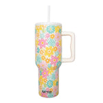 Spring Flowers Stainless Steel Tumbler 38oz - Infinity Raine
