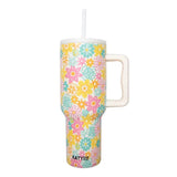 Spring Flowers Stainless Steel Tumbler 38oz - Infinity Raine
