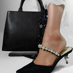 Betsey Johnson Evey Heels In Black - Infinity Raine