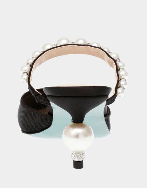 Betsey Johnson Evey Heels In Black - Infinity Raine