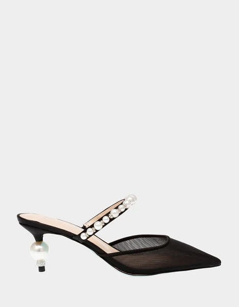 Betsey Johnson Evey Heels In Black - Infinity Raine