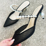 Betsey Johnson Evey Heels In Black - Infinity Raine