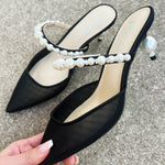 Betsey Johnson Evey Heels In Black - Infinity Raine