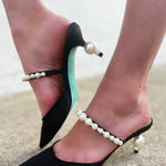 Betsey Johnson Evey Heels In Black - Infinity Raine