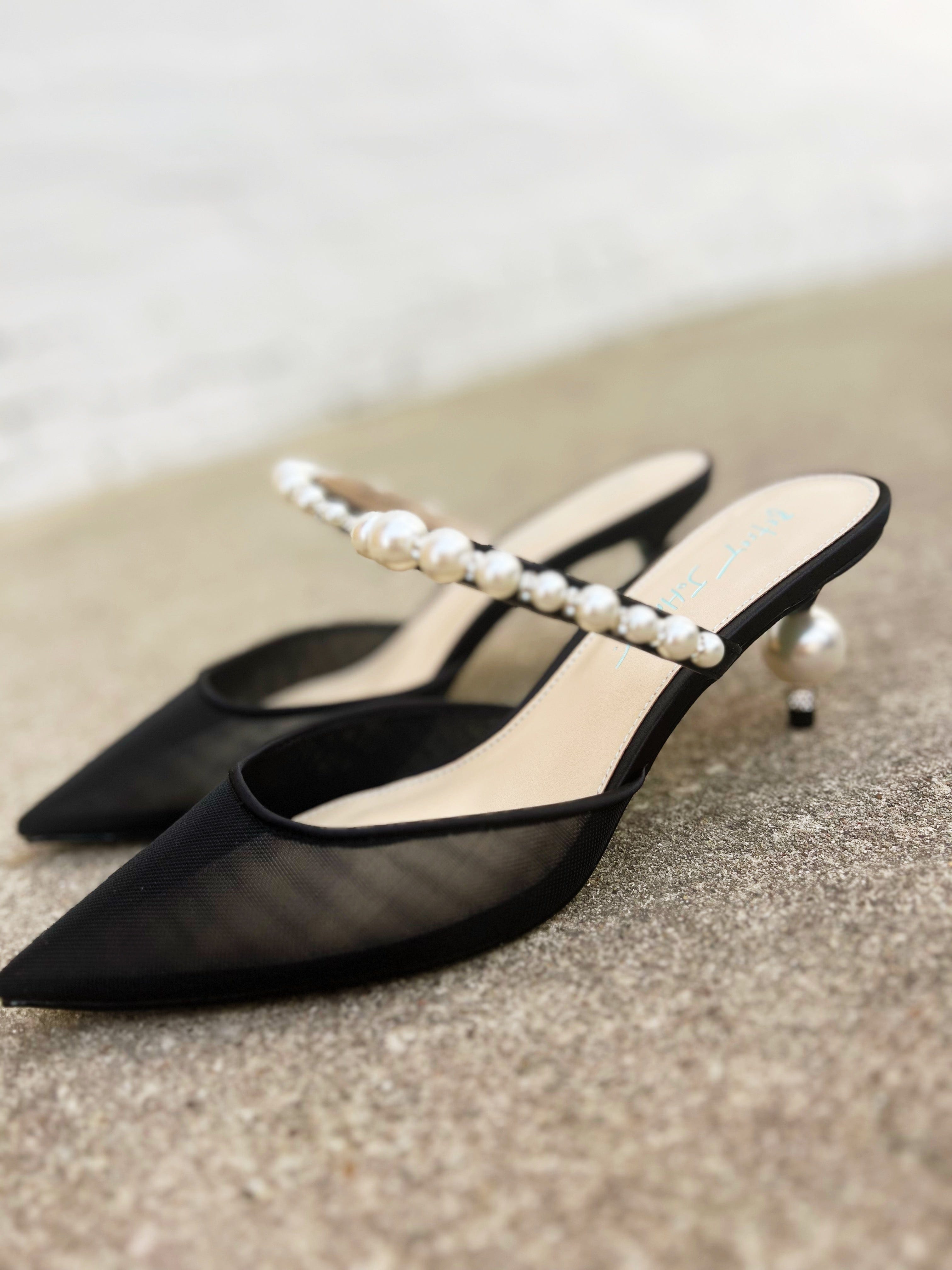 Betsey Johnson Evey Heels In Black - Infinity Raine
