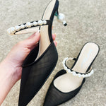 Betsey Johnson Evey Heels In Black - Infinity Raine