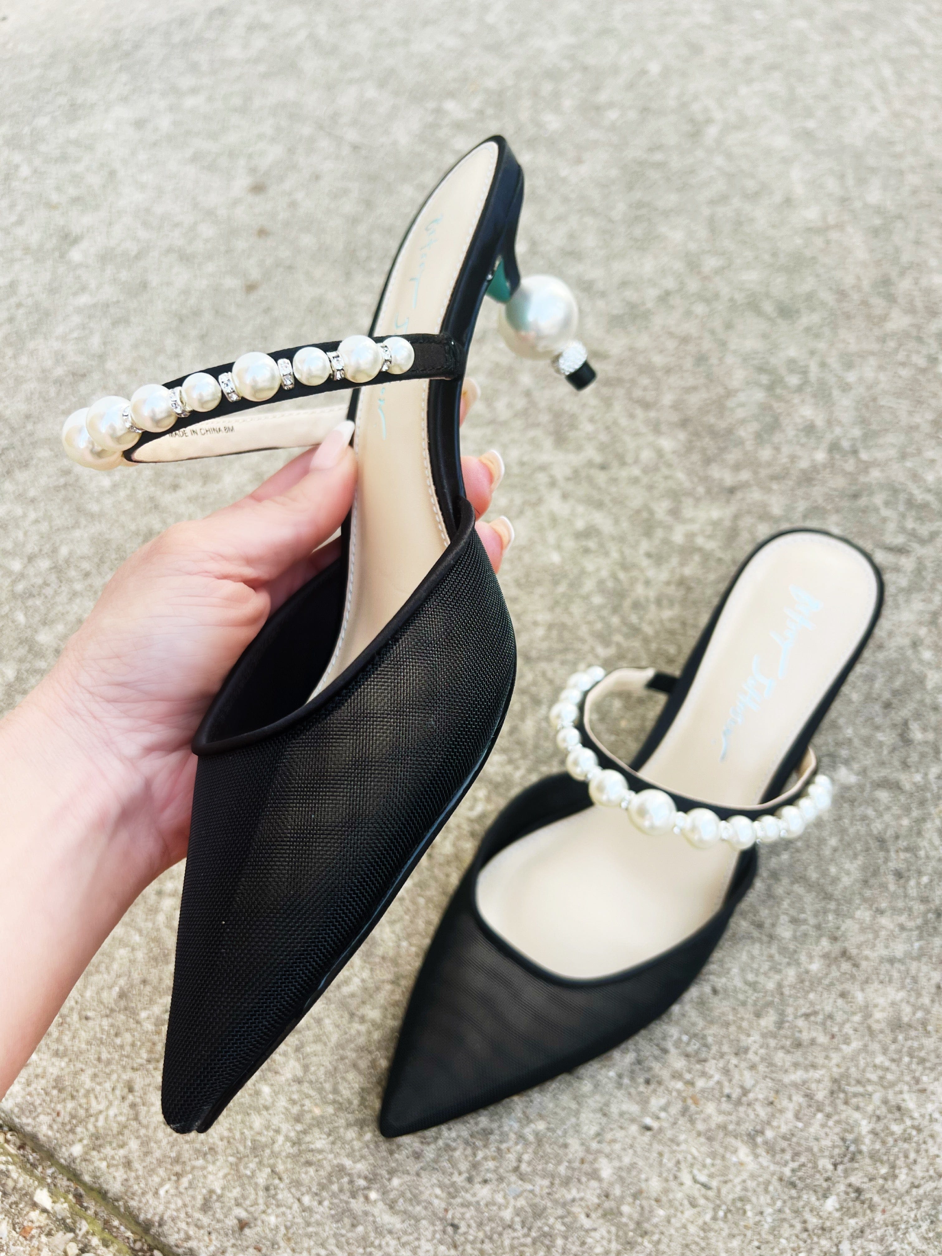 Betsey Johnson Evey Heels In Black - Infinity Raine