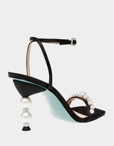 Betsey Johnson Jacy Heels In Black - Infinity Raine