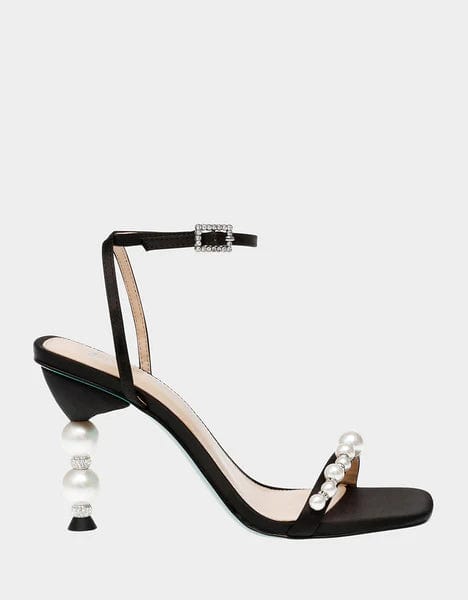 Betsey Johnson Jacy Heels In Black - Infinity Raine