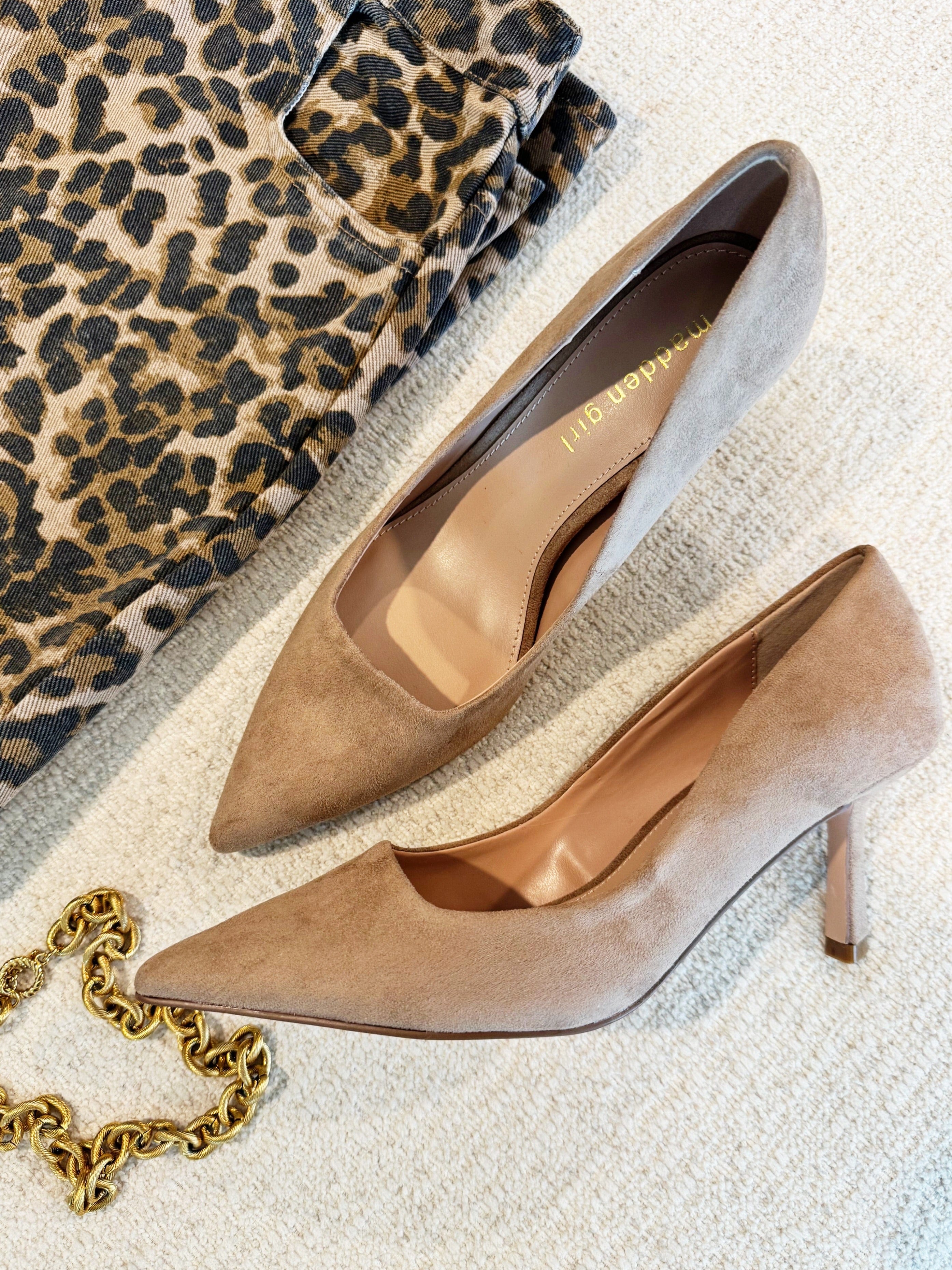 Madden Girl Grovvee Heels In Taupe - Infinity Raine
