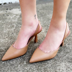 Steve Madden Finlee Leather Heels In Tan - Infinity Raine
