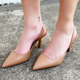 Steve Madden Finlee Leather Heels In Tan - Infinity Raine