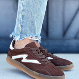Madden Girl Giia Sneaker In Brown - Infinity Raine
