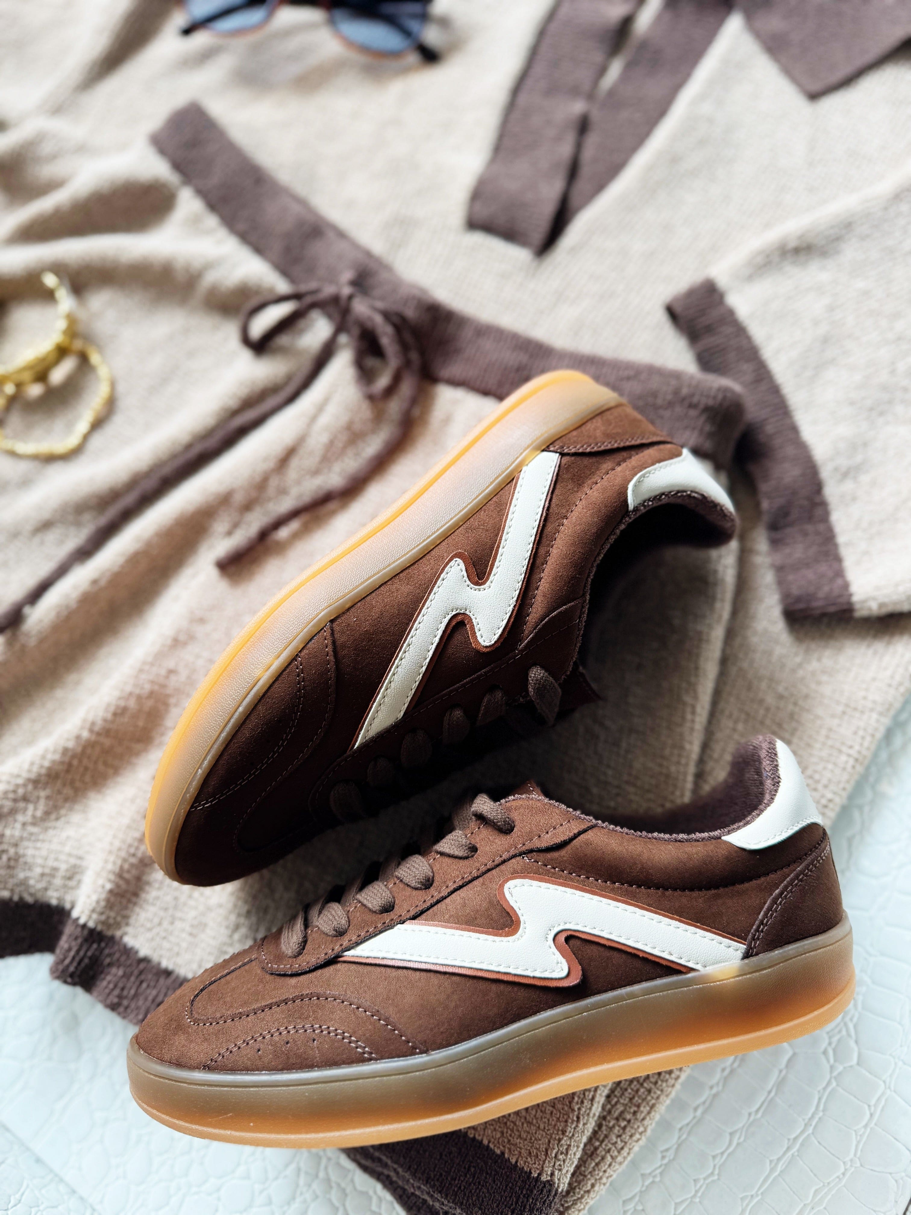 Madden Girl Giia Sneaker In Brown - Infinity Raine