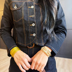 Stormy Denim Jacket In Black - Infinity Raine