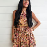 Sunset Canyon Mini Skort In Multi - Infinity Raine