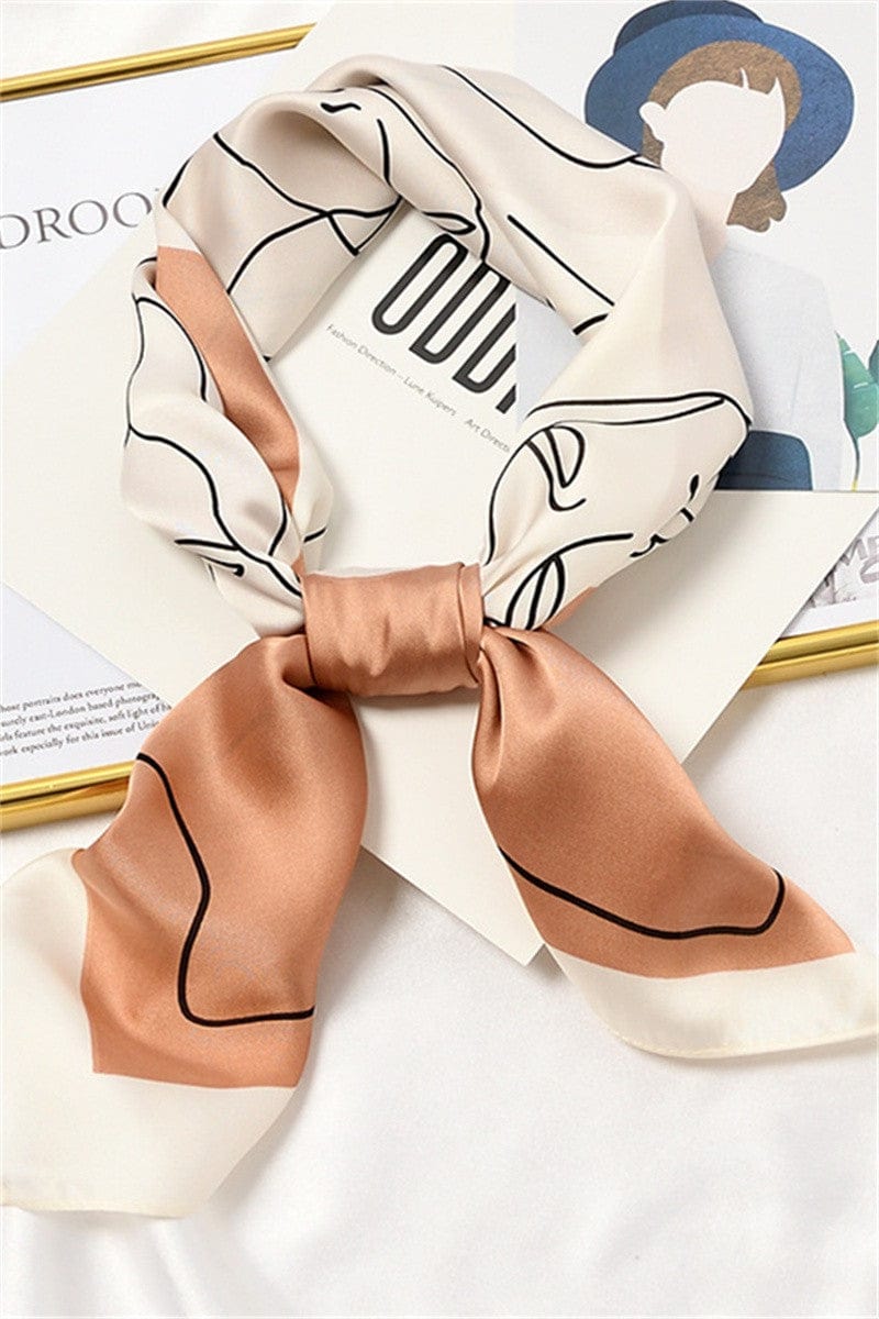 Square Printed Scarfs-Multi - Infinity Raine