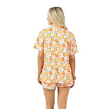 Sweet Orange Loungewear Short Set In Pink - Infinity Raine