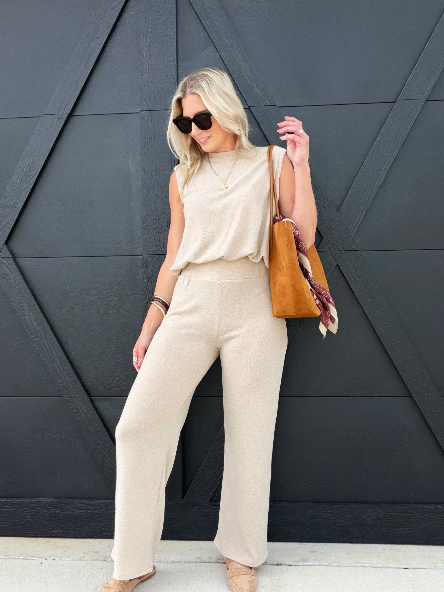Teacake Bubble Tank In Heather Taupe - Infinity Raine