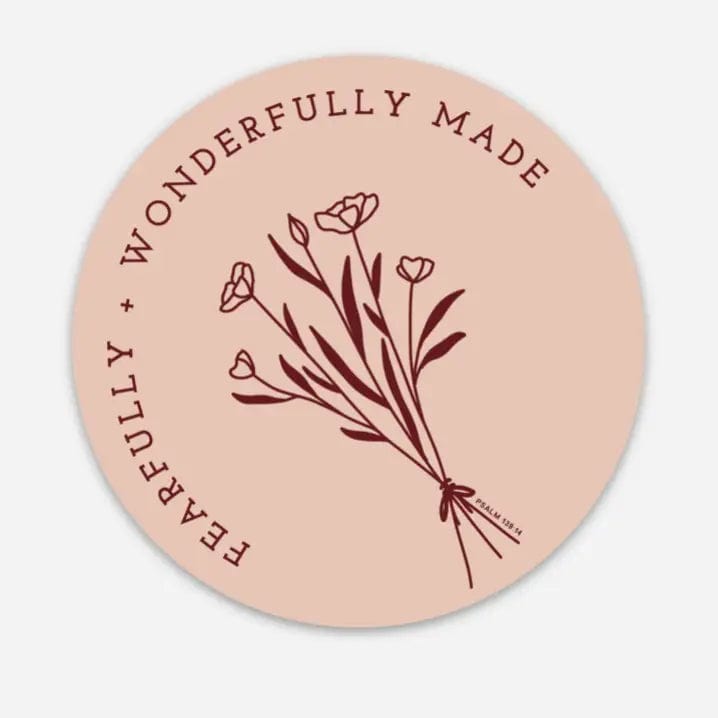 Fearfully and Wonderfully Made Sticker - Infinity Raine