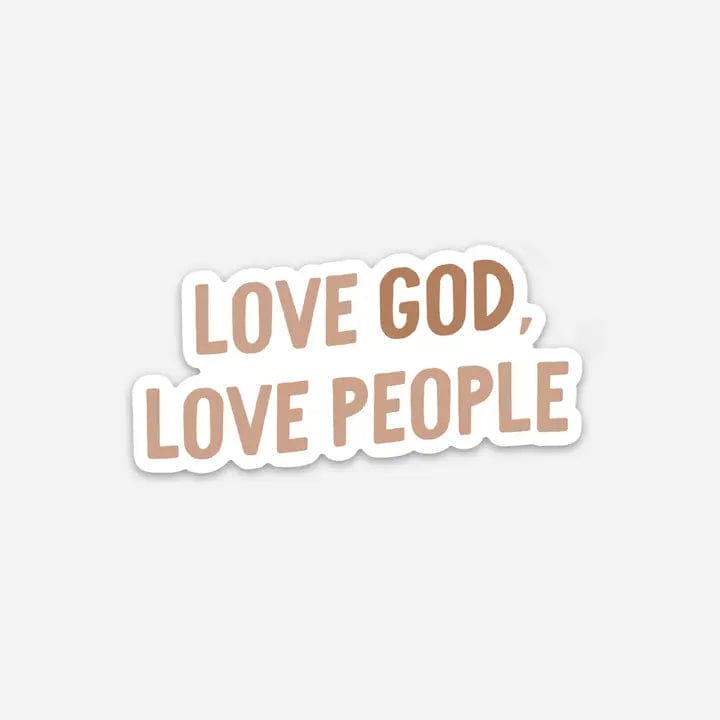Love God, Love People Sticker - Infinity Raine