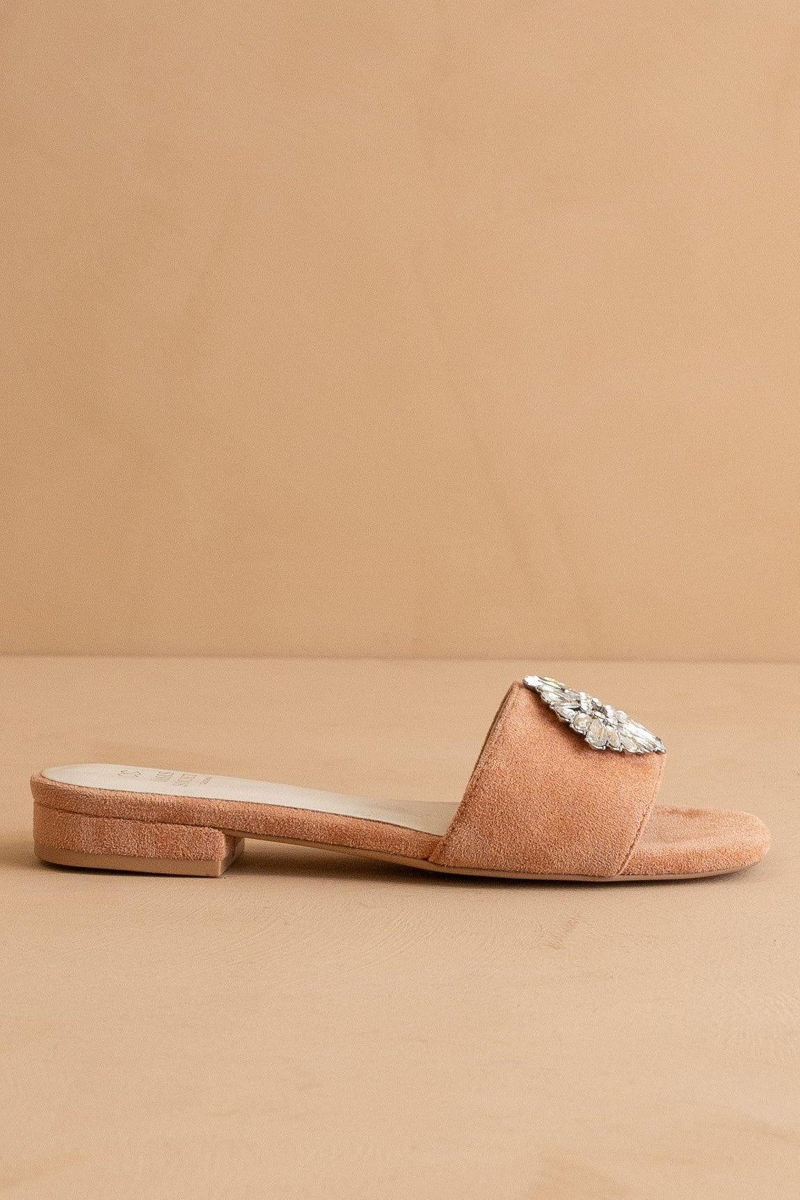 The Dream - Gorgeous Suede Sandals In Peach - Infinity Raine