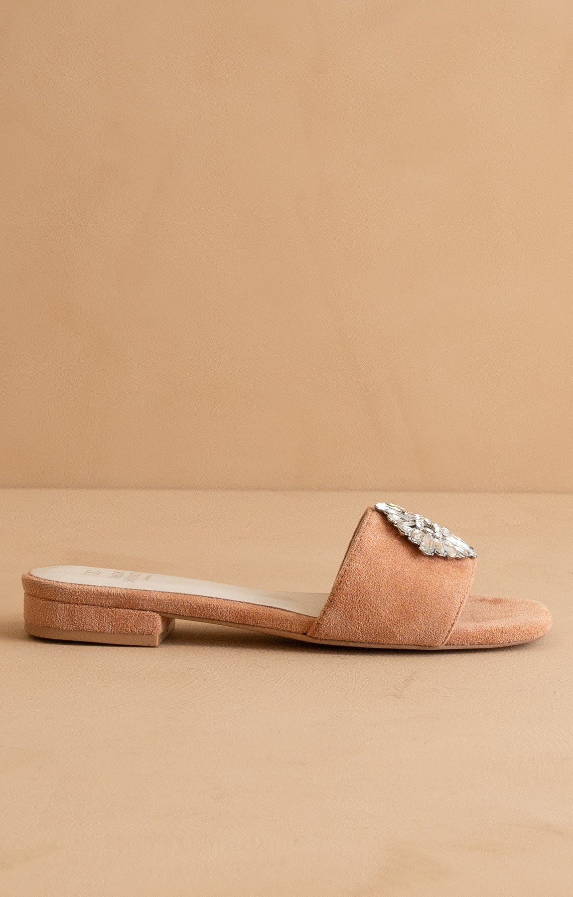 The Dream - Gorgeous Suede Sandals In Peach - Infinity Raine