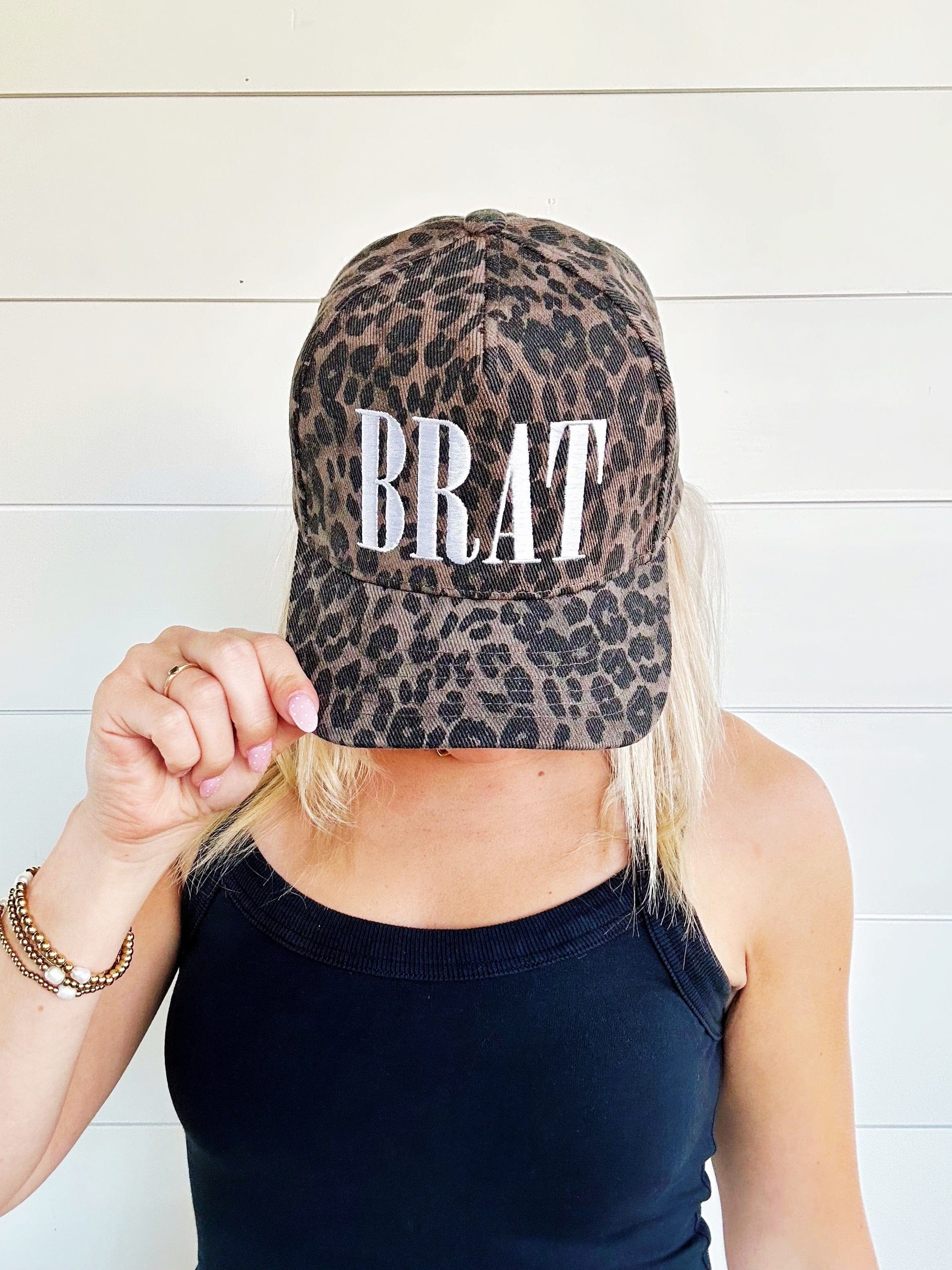The Happiest Accessories - Hats Cheetah Brat Ball Cap 75136758