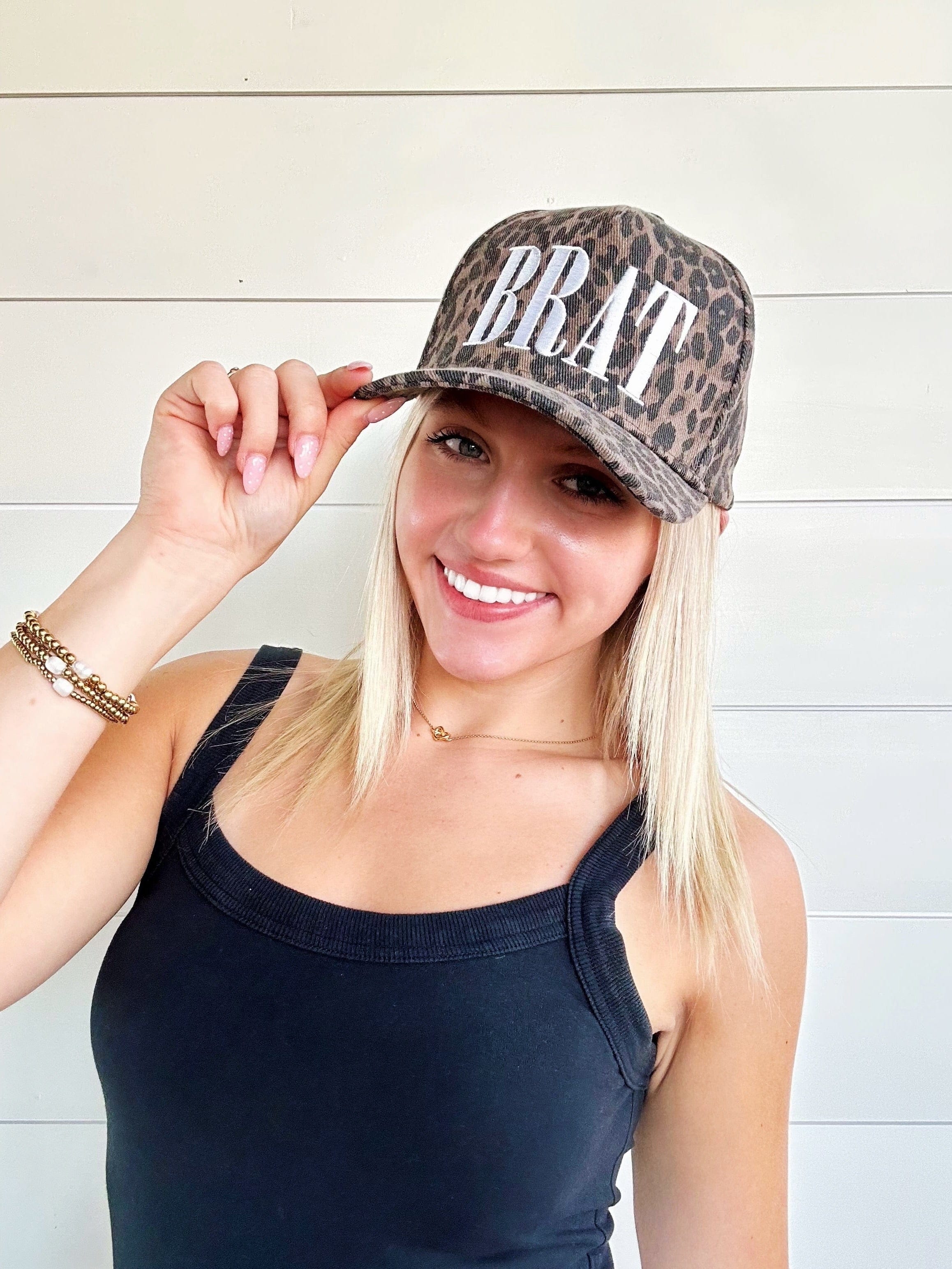 The Happiest Accessories - Hats Cheetah Brat Ball Cap 75136758
