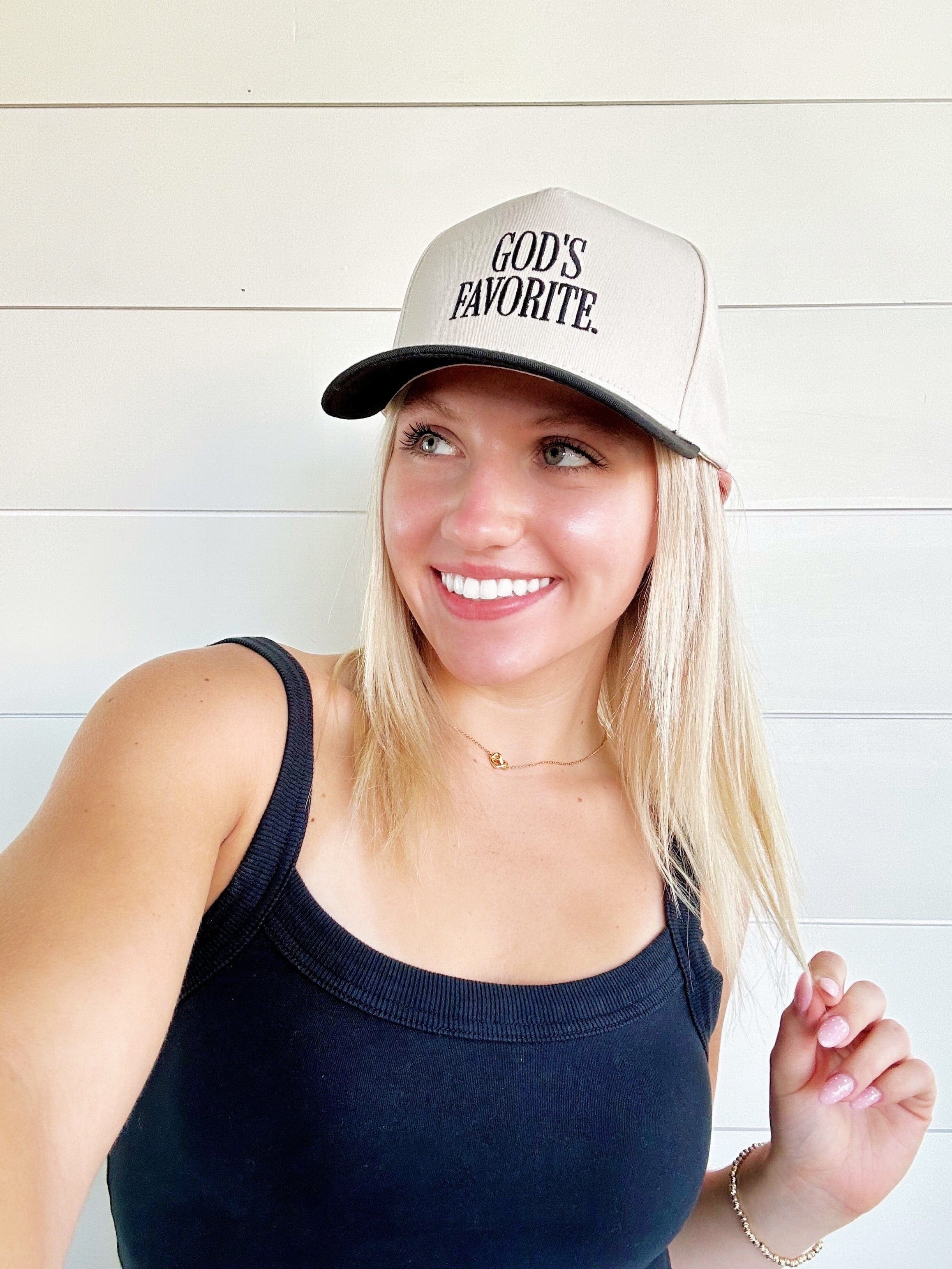 The Happiest Accessories - Hats Gods Favorite Trucker Hat 95387382