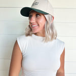 I can't Afford To Be Here Trucker In Green - Infinity Raine