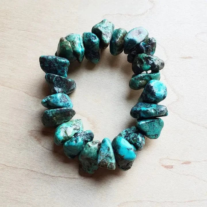 The Jewelry Junkie Jewelry - Bracelets Hand Made Turquoise Beaded Bracelet 58457846