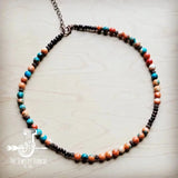 The Jewelry Junkie Jewelry - Necklaces Beaded Collar Necklace In Multi 22126070