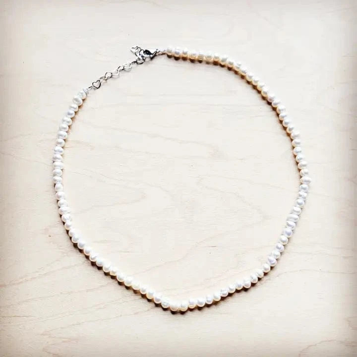 Genuine Freshwater Pearl Necklace - Infinity Raine