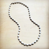 The Jewelry Junkie Jewelry - Necklaces Melon Beaded Necklace In White Turquoise 99762422