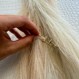 Tiny Gold Pave T Bracelet - Infinity Raine