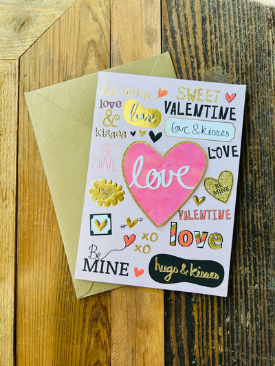 Be Mine Sweet Valentine Valentines Day Greeting Card - Infinity Raine