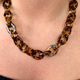 Tortoise Chain Link Necklace - Infinity Raine