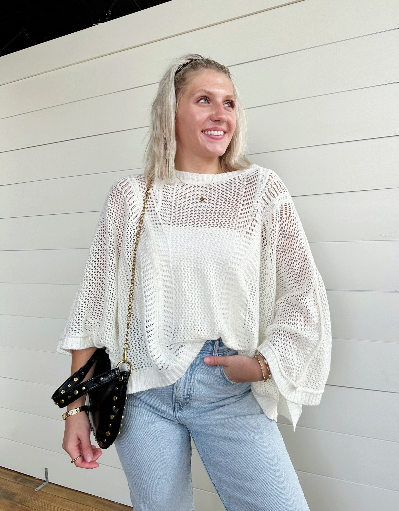 Trendy Studded Boston Shoulder Bag In Black - Infinity Raine