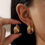 Triple Oval Hoops In Gold - Infinity Raine