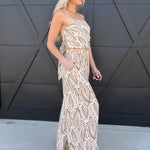 Tropical High Waisted Pants In Brown - Infinity Raine