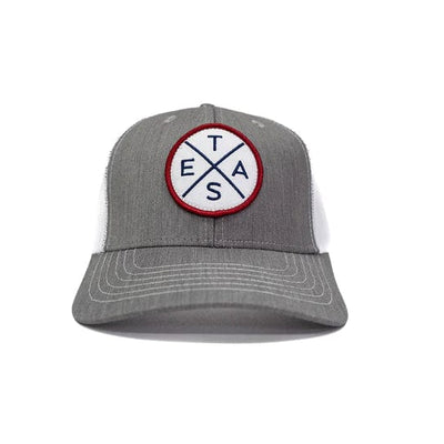 Big X Patch Trucker Hat-Gray - Infinity Raine